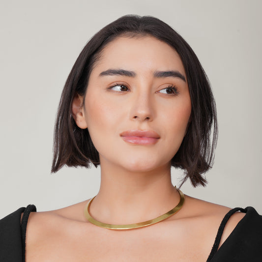 Brass Gold Choker