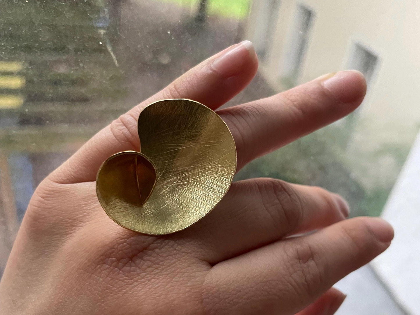 Floral Cocktail Ring – view 5 | Raavi Jewelry