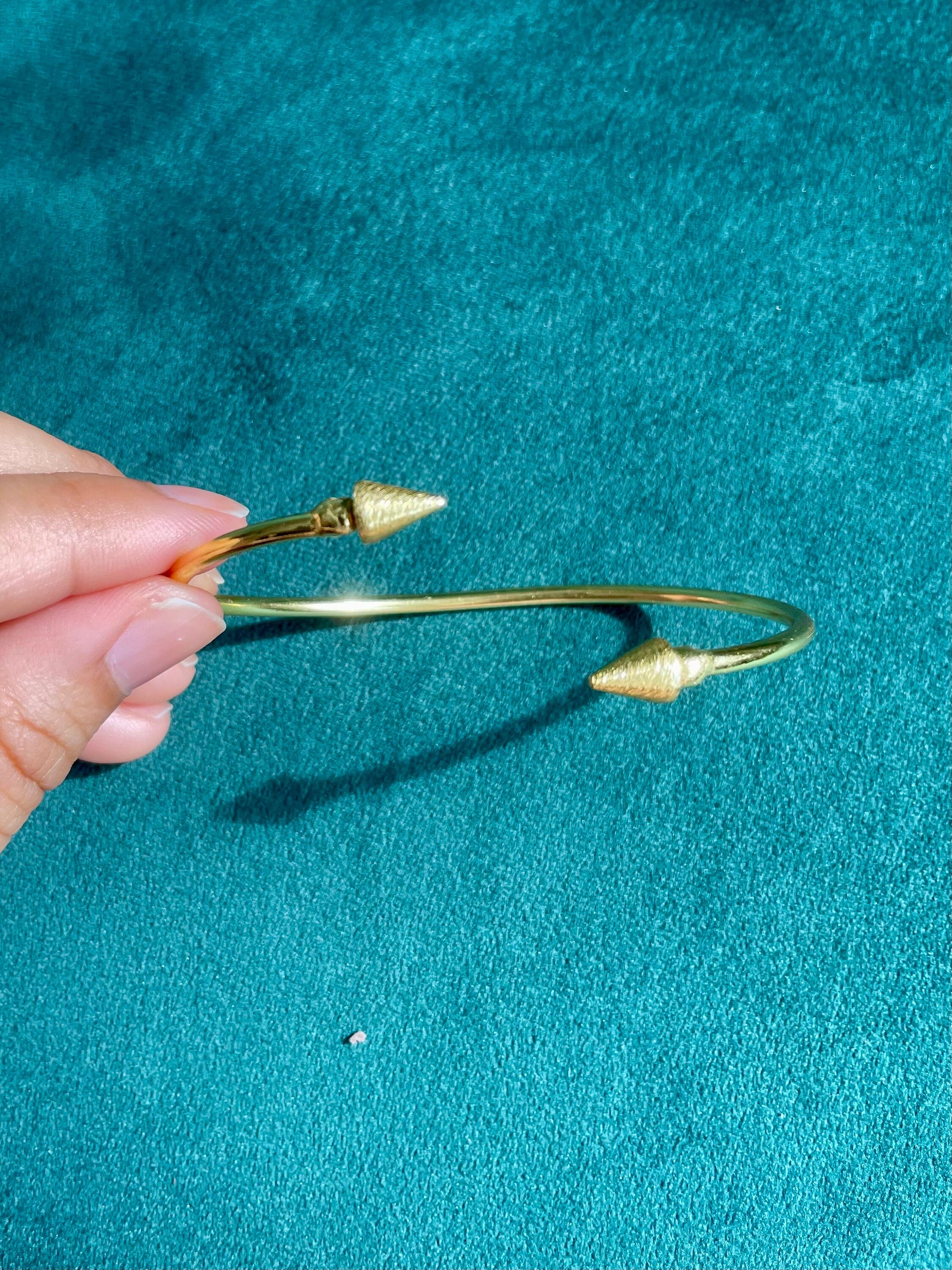 Band Bracelet – worn on model | Raavi Jewelry