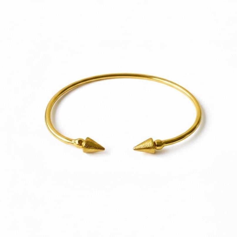 Band Bracelet – handmade gold-plated brass bracelet, nickel-free | Raavi Jewelry