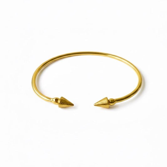 Band Bracelet – handmade gold-plated brass bracelet, nickel-free | Raavi Jewelry