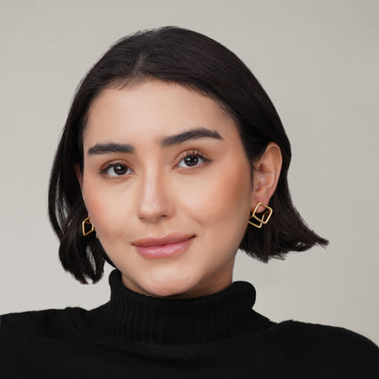 Cube Stud Earrings