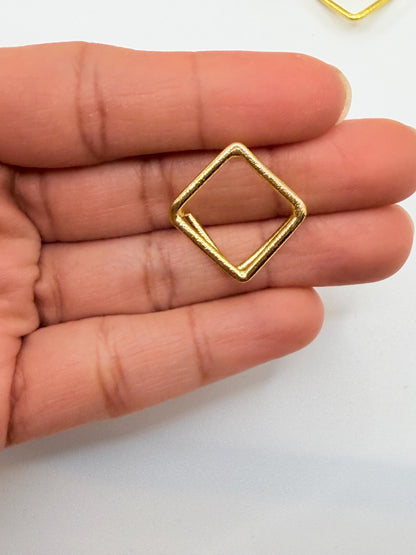 Cube Earrings – worn on model | Raavi Jewelry