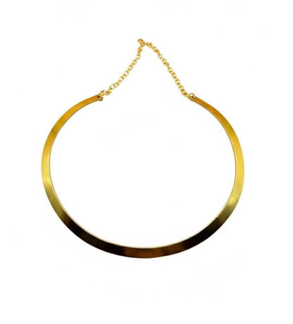 Brass Gold Choker – detail close-up | Raavi Jewelry