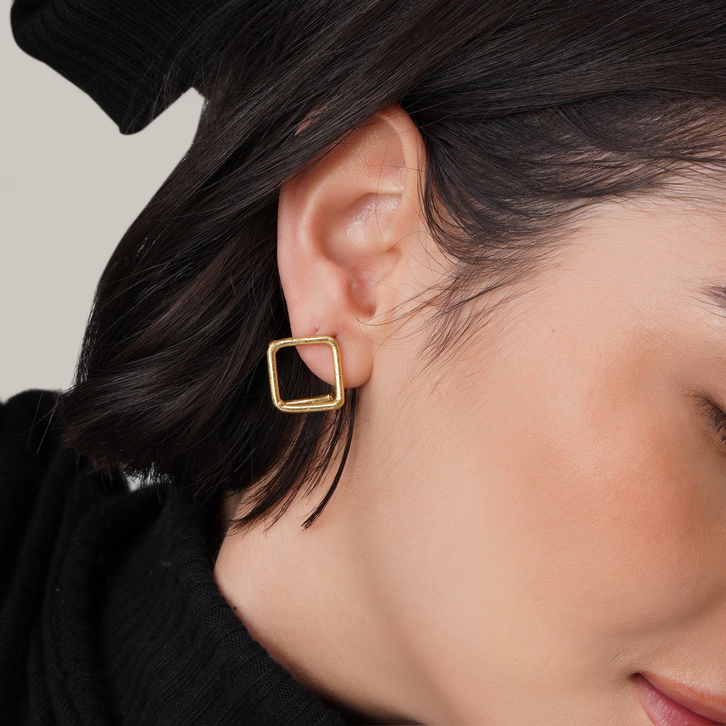 Cube Stud Earrings