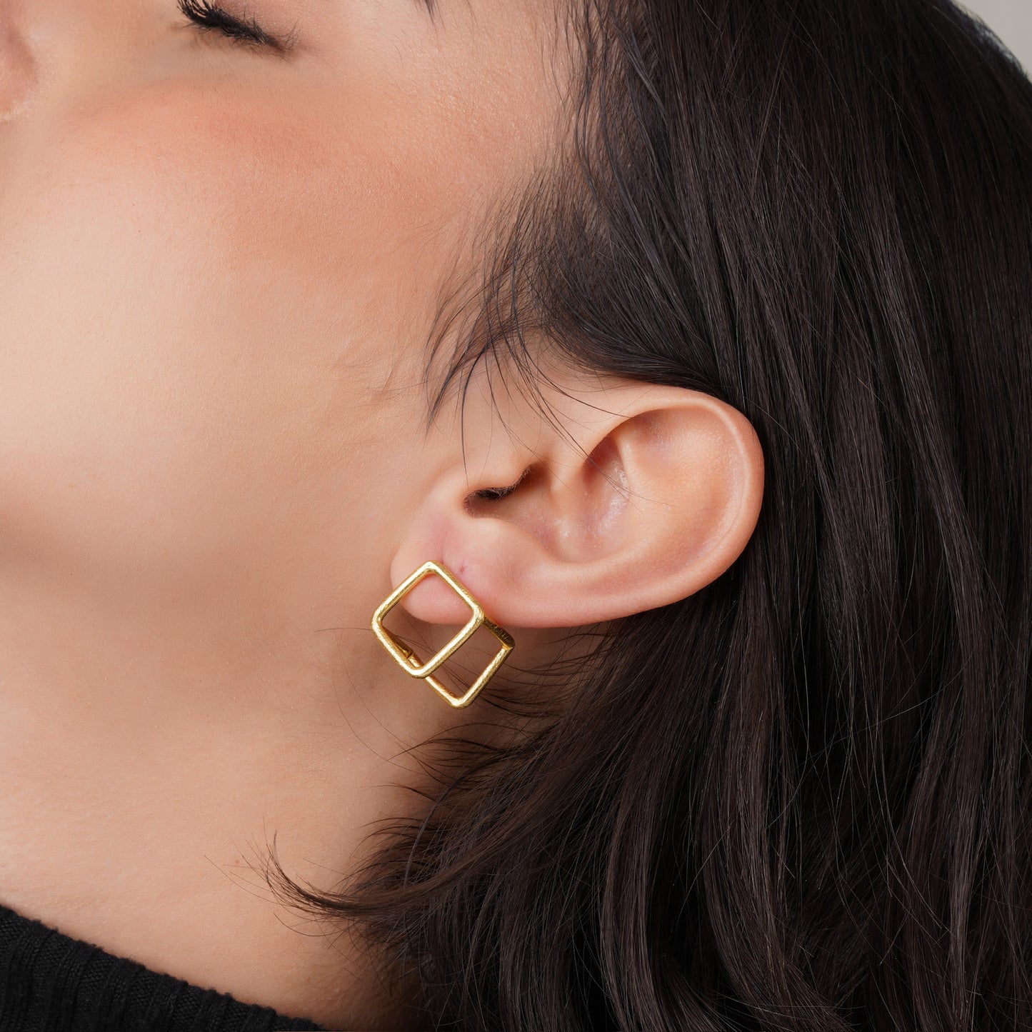 Cube Stud Earrings
