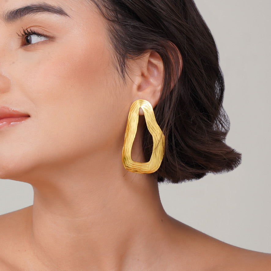 Long Earrings – side view | Raavi Jewelry