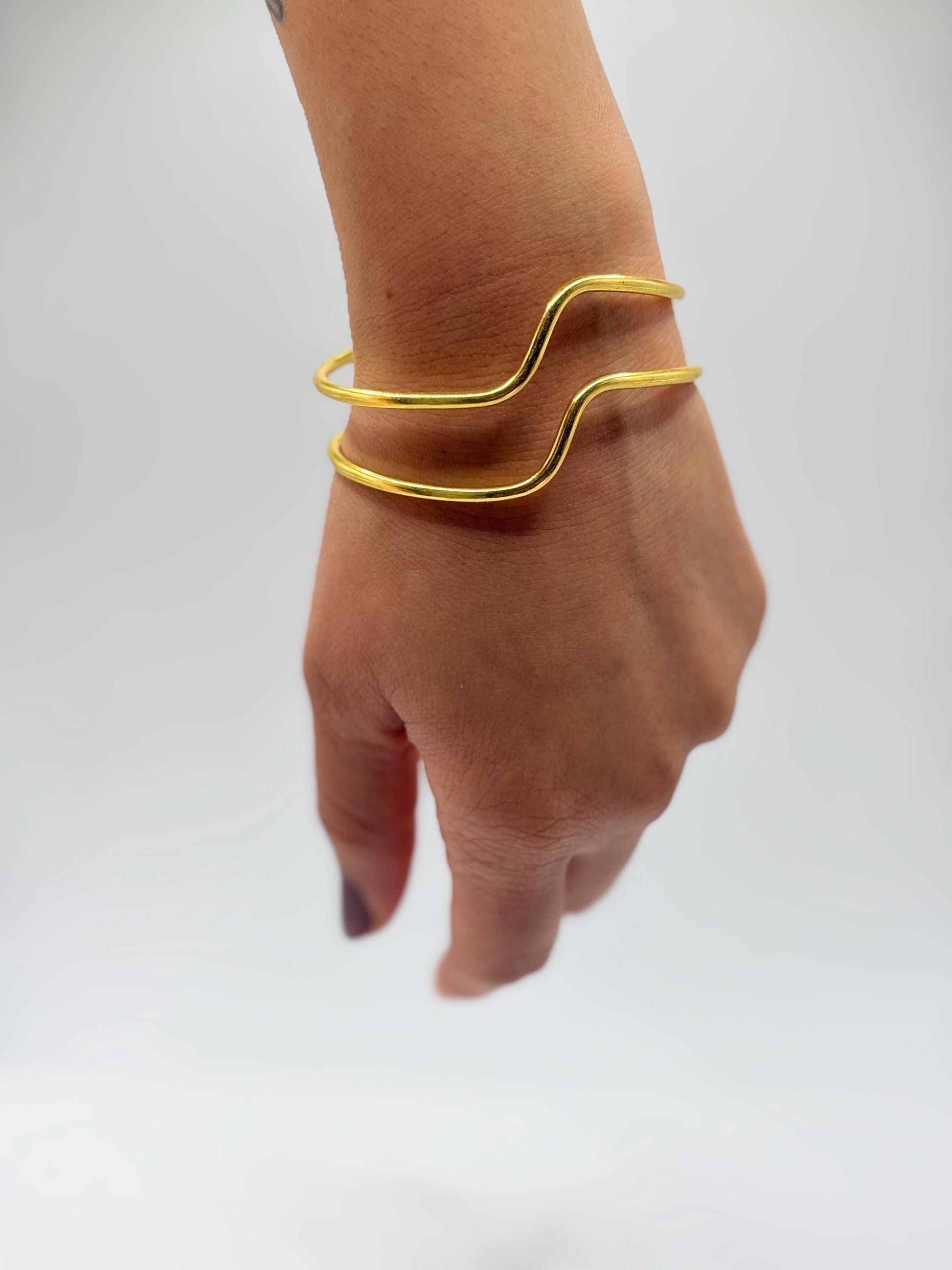 Minimalist Bracelet – worn on model | Raavi Jewelry