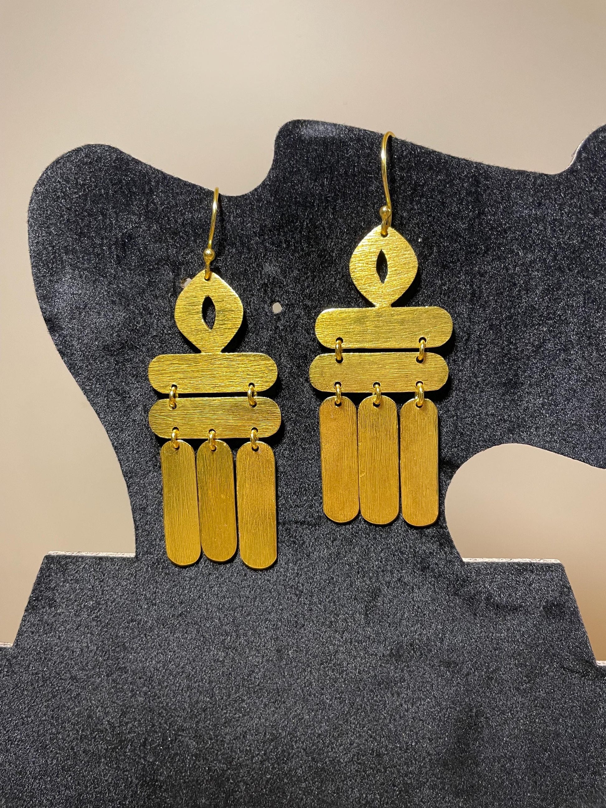 "Lumière Cascade" Earrings – worn on model | Raavi Jewelry