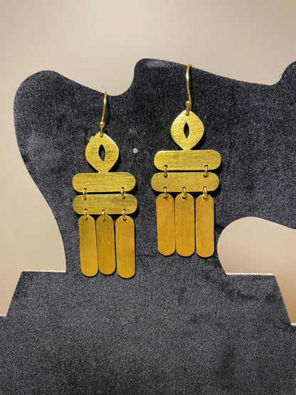 "Lumière Cascade" Earrings – worn on model | Raavi Jewelry